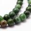 Natürliche Jade - Perlen, grün, Klasse A, 8 mm