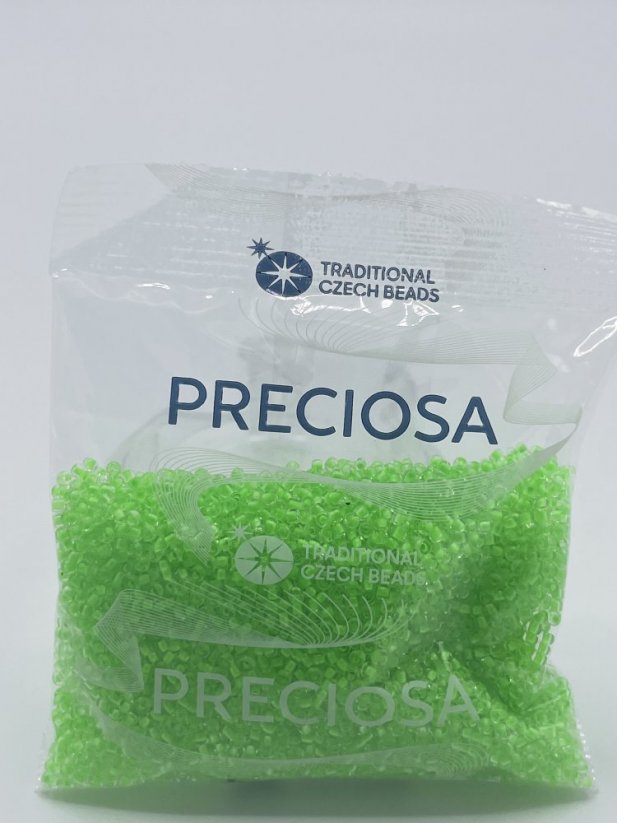 PRECIOSA Rocailles 11/0 Nr. 38656, hellgrün - 50 g