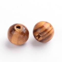 Fa gyöngy 8mm burlywood