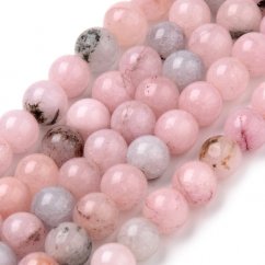 Natürlicher Jaspis - Perlen, Kirschblüte, rosa, 8 mm