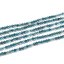 Přírodní apatit - korálky, modré, 2 mm