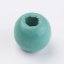 Fa gyöngyök 14x13 mm, zöld