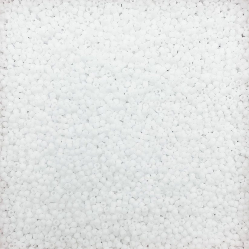 TOHO Round, 11/0, 41F, Opaque-Frosted White, rokajlové korálky