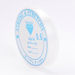 Elastomer - ø 0,6 mm, 10,5 m, bílý, 1 ks
