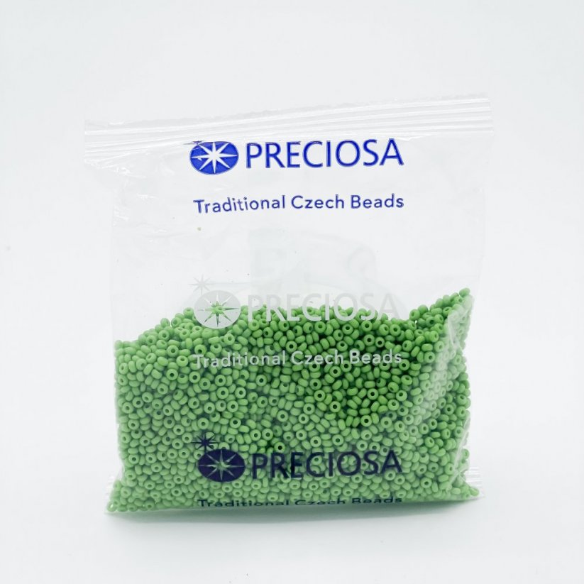 PRECIOSA maggyöngy 10/0 No. 53230, zöld - 50 g