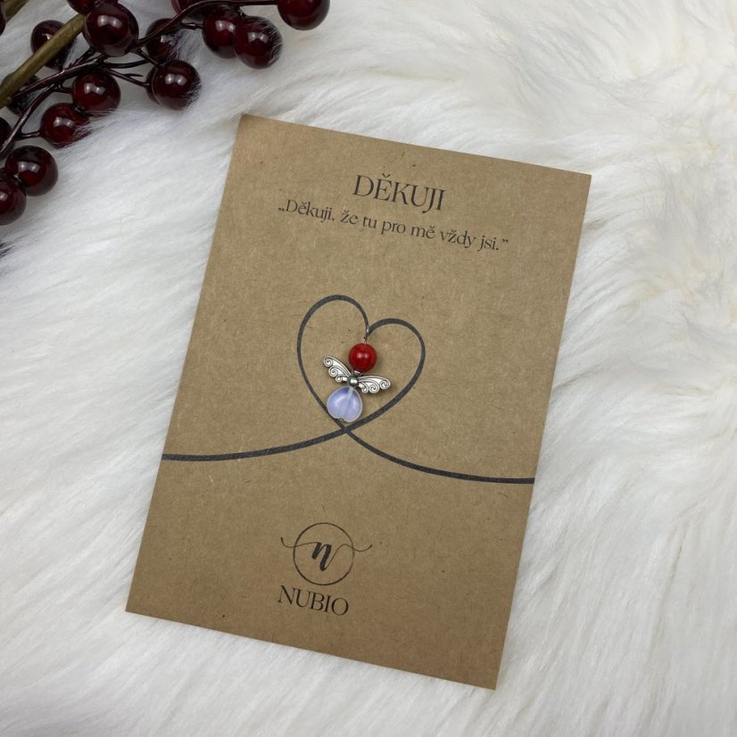 Kľúčenka z achátu a opalitu