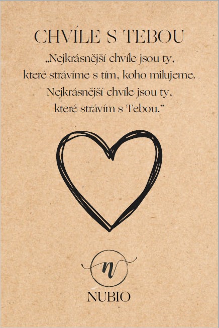 Dárková karta "Chvíle s tebou"