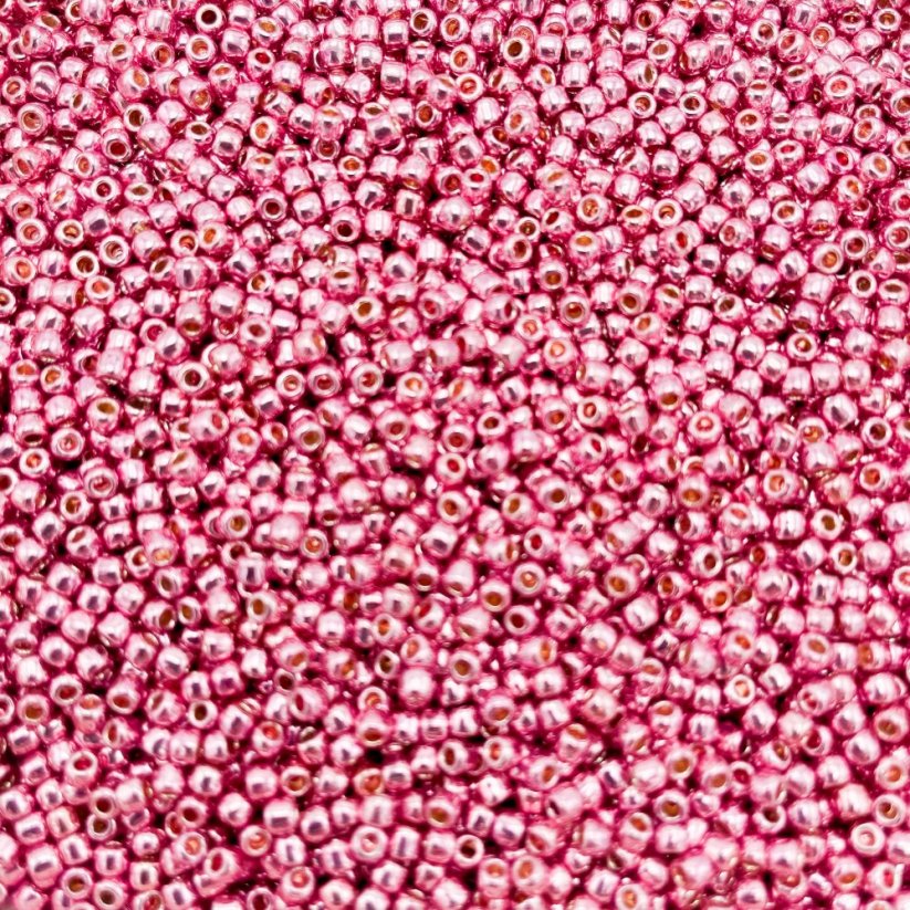 TOHO Round, 8/0, PF553, PermaFinish - Galvanized Pink Lilac, Rocailles Perlen