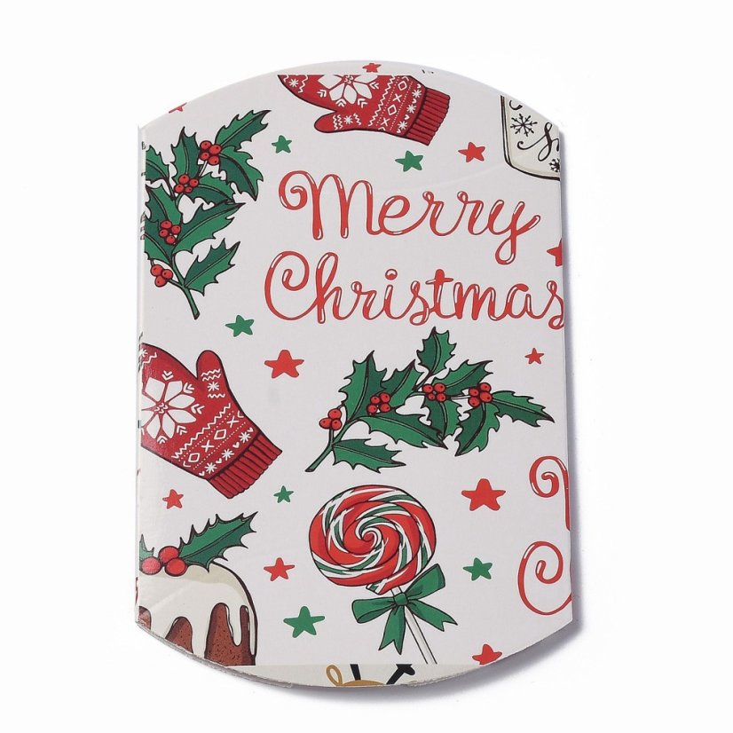 Párnás dobozka, fehér, 16,5x13x4,2