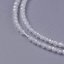 Cirkónia gyöngyök - csiszolt, átlátszó, 3 mm