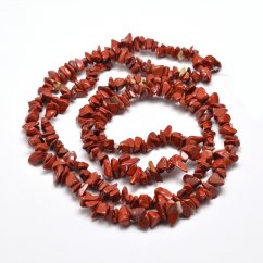 Natürlicher Jaspis - Bruchteile, rot 5~8x5~8 mm