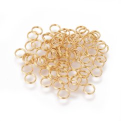 Csatlakozógyűrű 304 acélból 5x1 mm, belső átmérő 4 mm
