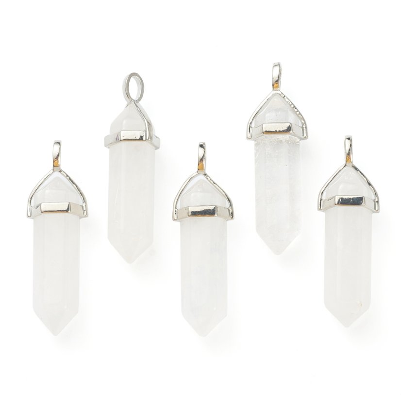 Přívěsek z křišťálu, 39x12x11,5 mm