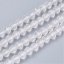 Přírodní křišťál - korálky, broušené, 3 mm