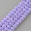 Szintetikus repedt kristály - gyöngyök, lila, 8 mm