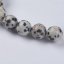 Natürlicher dalmatinischer Jaspis - Perlen, mehrfarbig, 6 mm