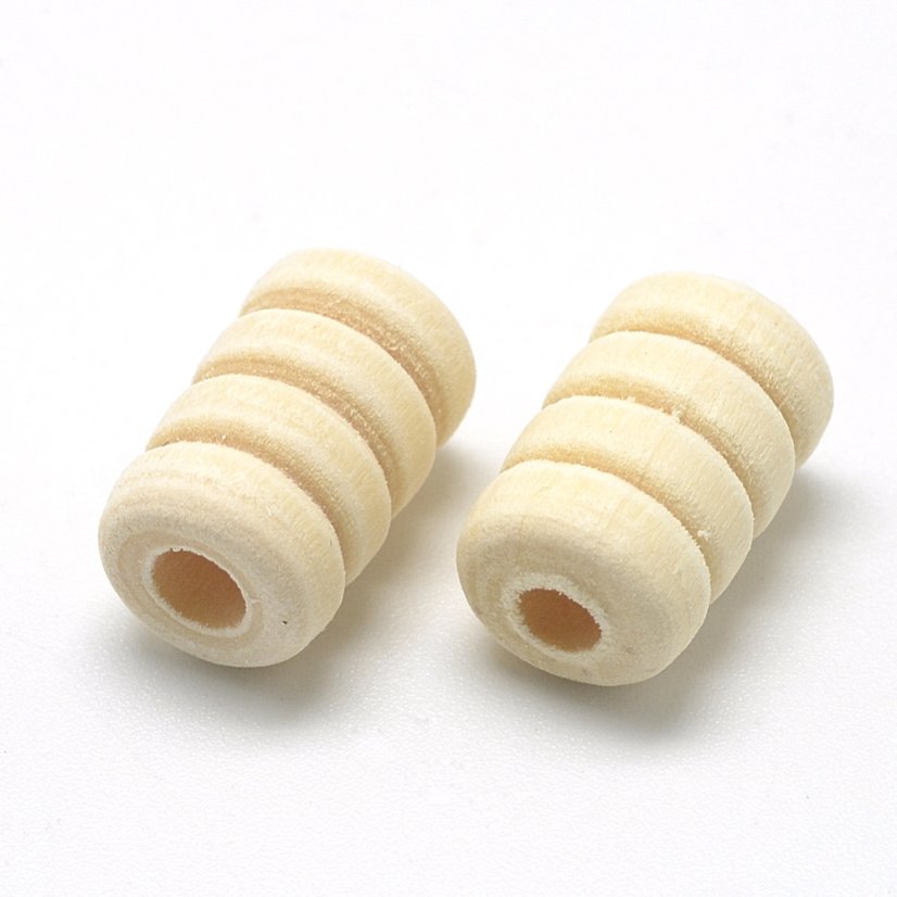 Drevené korálky, úle, 14x9 mm