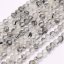 Natürlicher Rutilquarz - Perlen, geschliffen, schwarz, 3 mm