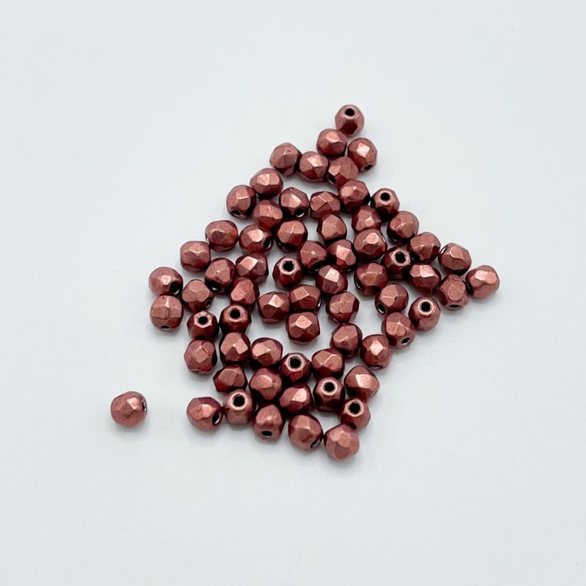 Csiszolt petárdák metallic grenadine, 3 mm