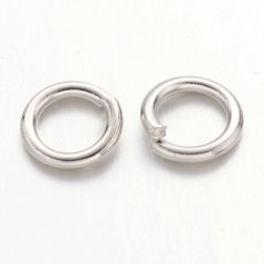Összekötő sárgaréz gyűrű, 6x1 mm, belső átmérő 4 mm