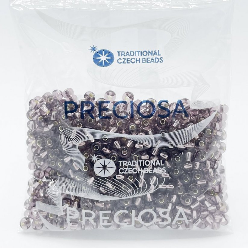 PRECIOSA rokajl 6/0 č. 27010, průhledně fialový - 50 g