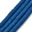 Heishi polymerový korálek - modrý, 6x0,5-1 mm