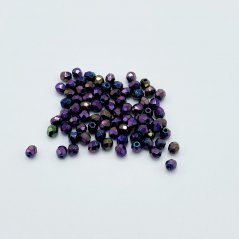 Csiszolt petárdák iris purple, 3 mm
