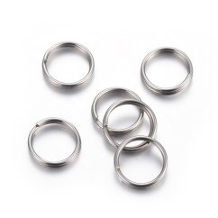 Szerelőkarika 304 acélból 5x1 mm, belső átmérője 3,8 mm