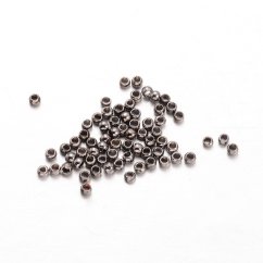 Zatláčací rokajl z mosadze, guľatý, 1,5mm, gunmetal