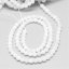 Természetes nefrit - gyöngyök, csiszolt, fehér, 4 mm