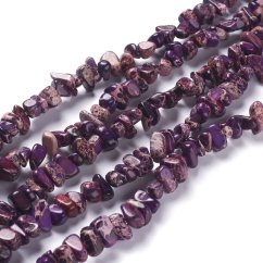 Přírodní regalit - nugetky, fialové, 6~10x5~8x4~6 mm