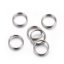 Szerelőkarika 304 acélból 5x1 mm, belső átmérője 3,8 mm