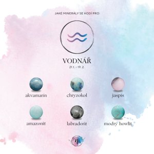 Kamene podľa znamenia zverokruhu - Vodnár