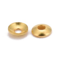Mosazný kaplík, zlatý, 3x0,8 mm