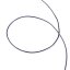 Elastomer - ø 0,5 mm, 20 m, čierny, 1 ks