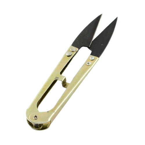 Bižuterní nůžky 11x2,4x1cm - khaki
