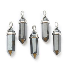 Hematit medál, 39x12x11,5 mm
