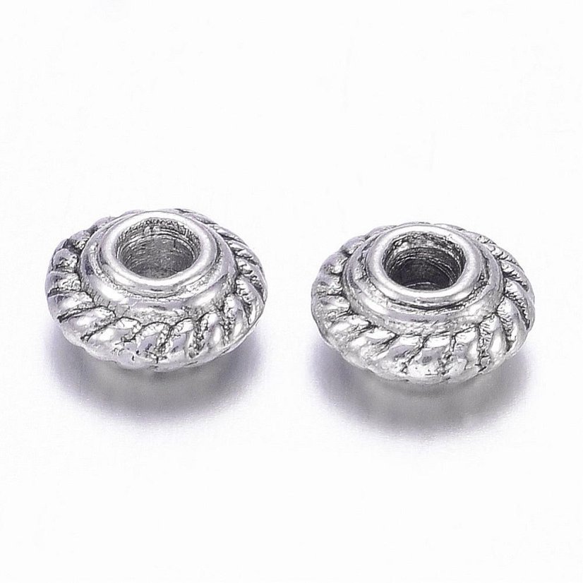 Fém elválasztó ezüst 5x3 mm, menet 1,5 mm