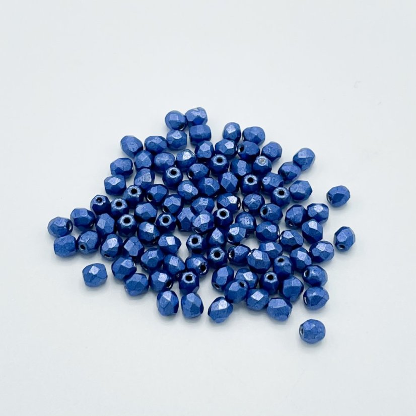 Brúsené ohňovky metallic navy peony, 3 mm