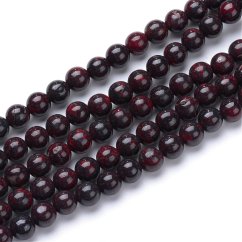 Přírodní heliotrop - korálky, 8 mm, bloodstone