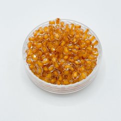 Csiszolt gyöngyök crystal orange lined, 3 mm