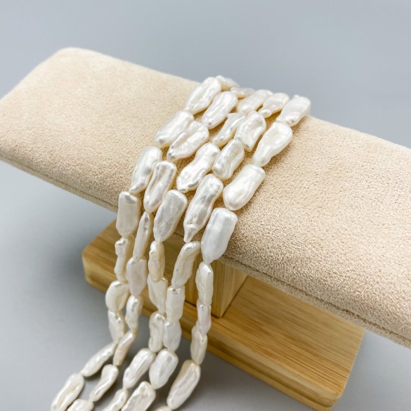 Přírodní říční perly, biwa, 6-10 mm