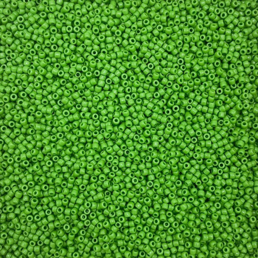 TOHO Round, 11/0, 47, Opaque Mint Green, rokajlové korálky