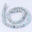 Natur Jaspis - Perlen, matt, Sesam, 8 mm