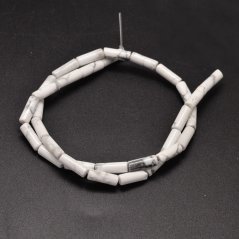 Prírodné howlit - valčeky, 13~14x4~5mm