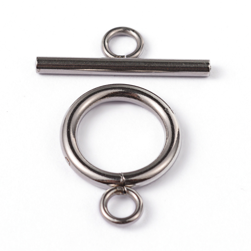 Americké zapínání z 304 ocele, stříbrné, 20x7x2mm