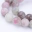 Natürlicher Nephrit  - Perlen, fliederfarben, 8 mm