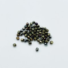 Broušené ohňovky iris brown, 3 mm