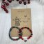 Geschenkkarte für Paare - Armbänder aus Labradorit, Achat und Kristall