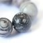 Természetes jáspis - gyöngyök, Netstone, selyemkő, 8 mm